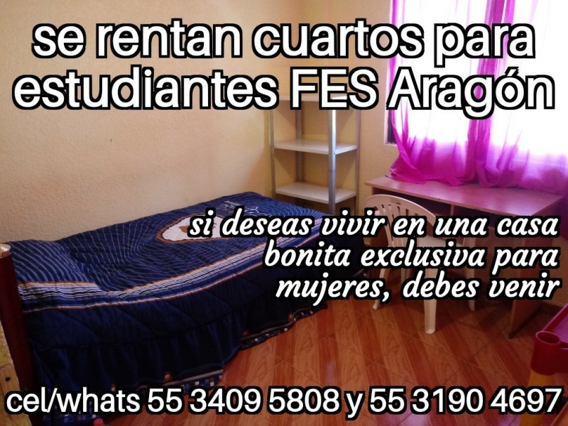 FES Aragon;Primer Ingreso FES Aragon; Nuevo Ingreso FES Aragon; Estudiantes TESE; Estudiantes UNEVE; Estudiantes UPN 153; Odontologia UNAM Clinica Aragon; Odontologia Iztacala Clinica Aragon; Odontologia FES Aragon; Estudiantes FES Aragon; Cuartos para Estudiantes; habitaciones estudiantes; recamaras estudiantes; departamentos para estudiantes; alojamiento estudiantes; hospedaje estudiantes;   Cuarto para dama; cuarto dama; habitacion dama; departamento dama; recamara para dama; cuarto para mujer; habitacion para mujer; recamara para mujer; departamento para mujer; IPN; UPIICSA;  IPN Zacatenco; IPN Ticoman; ITGAM; Odontologia UNAM Aragon; Odontologia Iztacala Aragon; Iztacala FES Aragon; TESE; UNEVE; UPN 153; UPN 096; FES Aragon; Odontologia FES Aragon;